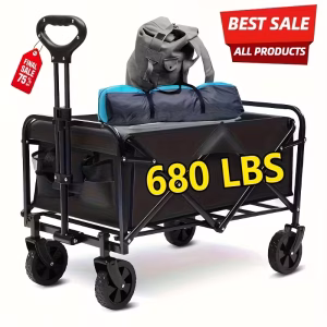 All Terrain Heavy Duty Folding Cart – Large Capacity Utility Wagon
