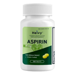 Heivy Aspirin – Fast-Acting Pain Reliever & Fever Reducer for Everyday Relief