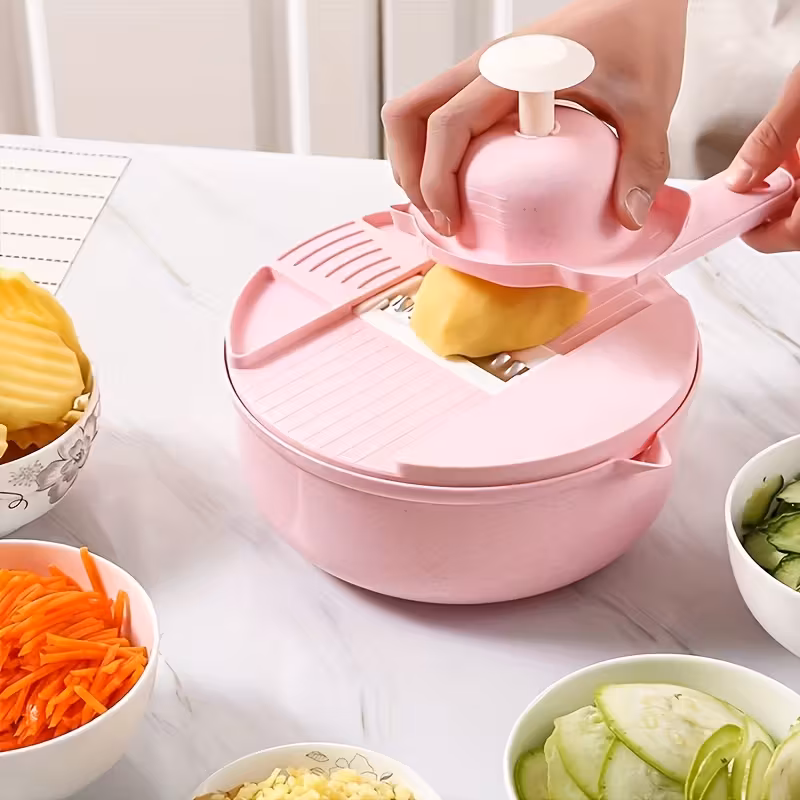 12-in-1 Multi-Functional Vegetable Chopper & Slicer - Image 4