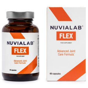 NuviaLab Flex: Advanced joint support formula designed to maintain flexibility, promote cartilage health, and reduce physical discomfort.