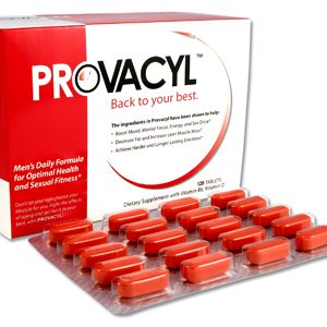 Provacyl™: All-natural daily supplement formulated to combat male andropause by boosting HGH and testosterone levels.