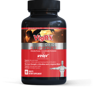 VigRX Nitric Oxide Support™: High-performance supplement designed to boost nitric oxide levels for improved cardiovascular health and enhanced physical blood flow.