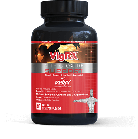 VigRX Nitric Oxide Support™: High-performance supplement designed to boost nitric oxide levels for improved cardiovascular health and enhanced physical blood flow.