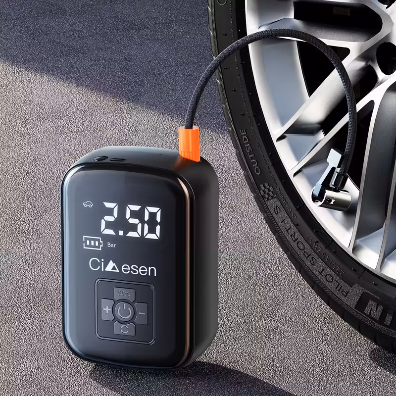 Portable Tire Inflator – Fast Cordless Digital Air Compressor