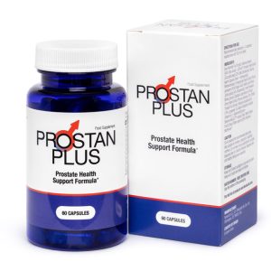 Prostan Plus daily prostate support capsules for men’s urinary health and prostate wellness.