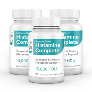 Histamine Complete capsules for seasonal wellness, dietary histamine support, and comprehensive DAO enzyme health.