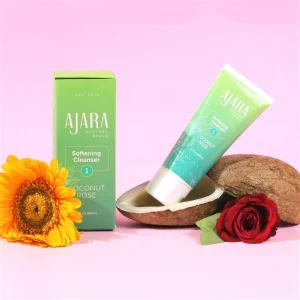 This Coconut Rose Softening Cleanser blends the creamy, moisture-rich properties of coconut with the soothing essence of rose to gently sweep away impurities while deeply conditioning the skin for a velvety-soft, petal-fresh finish.