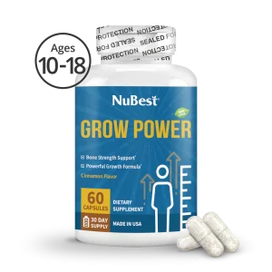 Grow Power – Vegan DHA Growth Support for Ages 10+ & Teens