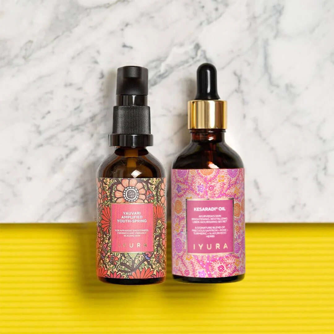 This Round-the-Clock Beauty Lock Duo provides 24-hour care to maintain a constant, healthy glow. By pairing a brightening day treatment with a restorative night oil, it seals in essential moisture and protects the skin barrier, ensuring a supple, luminous complexion from morning to evening.