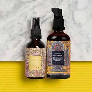 This Sun Damage Face & Body Set provides a restorative recovery system for sun-stressed skin, combining cooling botanicals and antioxidant-rich nutrients to soothe redness, diminish the appearance of hyperpigmentation, and replenish the vital moisture barrier across your entire frame.