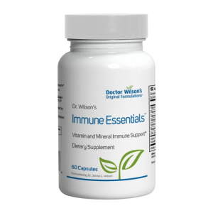 Dr. Wilson’s Immune Essentials: High-potency daily supplement for comprehensive immune system support and antioxidant defense.