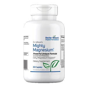 Dr. Wilson’s Mighty Magnesium®: High-absorption, liquid magnesium formula designed to support muscle relaxation, stress reduction, and optimal cardiovascular function without digestive upset.