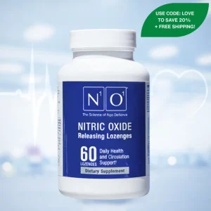 N1o1 Nitric Oxide Lozenges: Fast-acting oral delivery system designed to instantly boost nitric oxide levels for improved circulation, cardiovascular support, and mental clarity.
