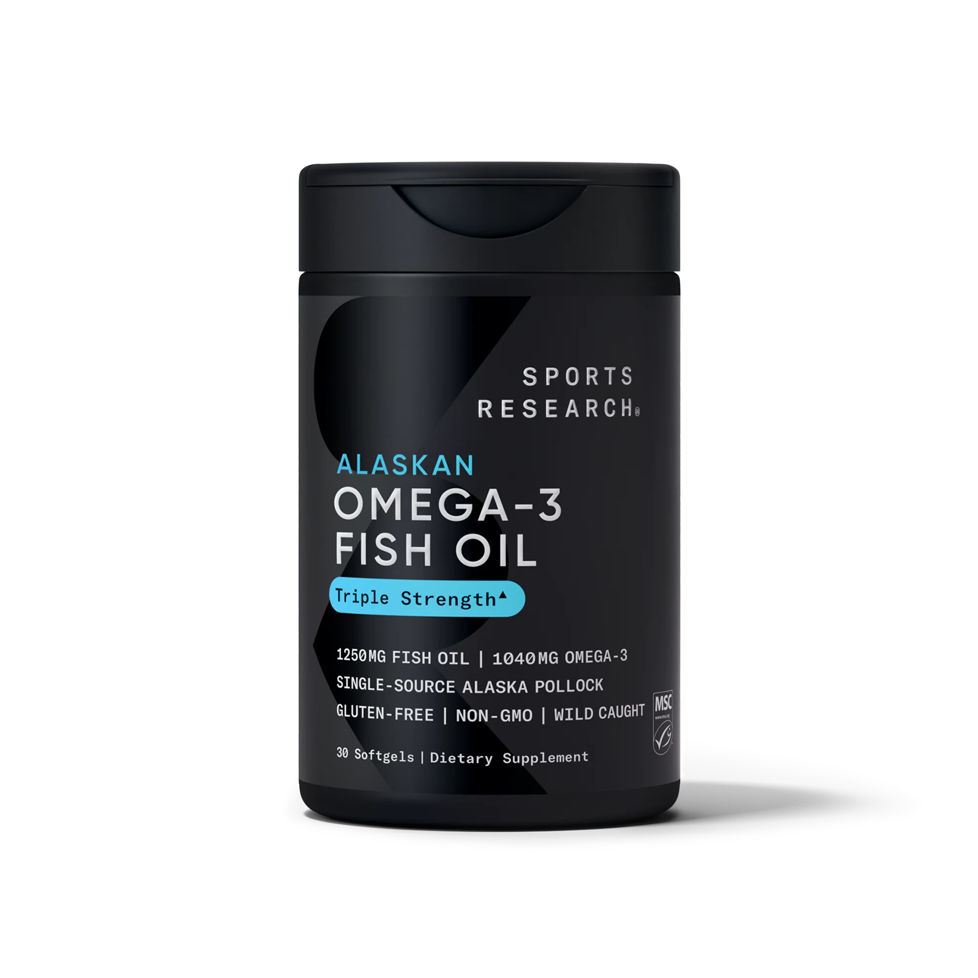 Omega-3 Fish Oil from Wild Alaska Pollock: Sustainably sourced, high-potency supplement rich in EPA and DHA to support heart health, cognitive function, and joint mobility.